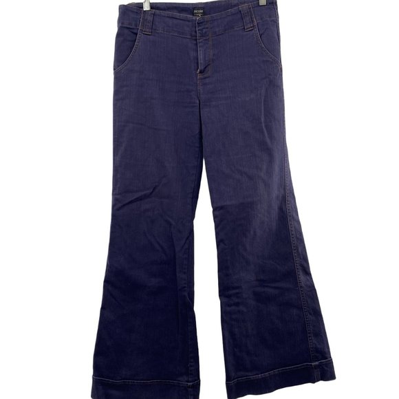 NICOLE BY NICOLE MILLER STRETCH JEANS NAVY WOMENS SIZE 8 - Picture 1 of 6